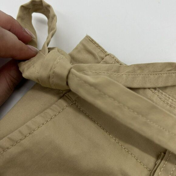 J Jill Woman’s size 12P beige khaki shorts stretch genuine fit at the waist - Picture 3 of 7